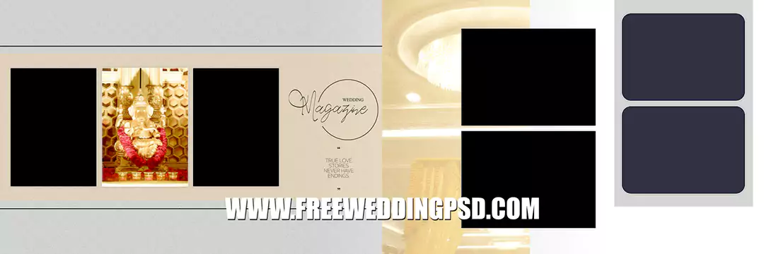 wedding album templates psd